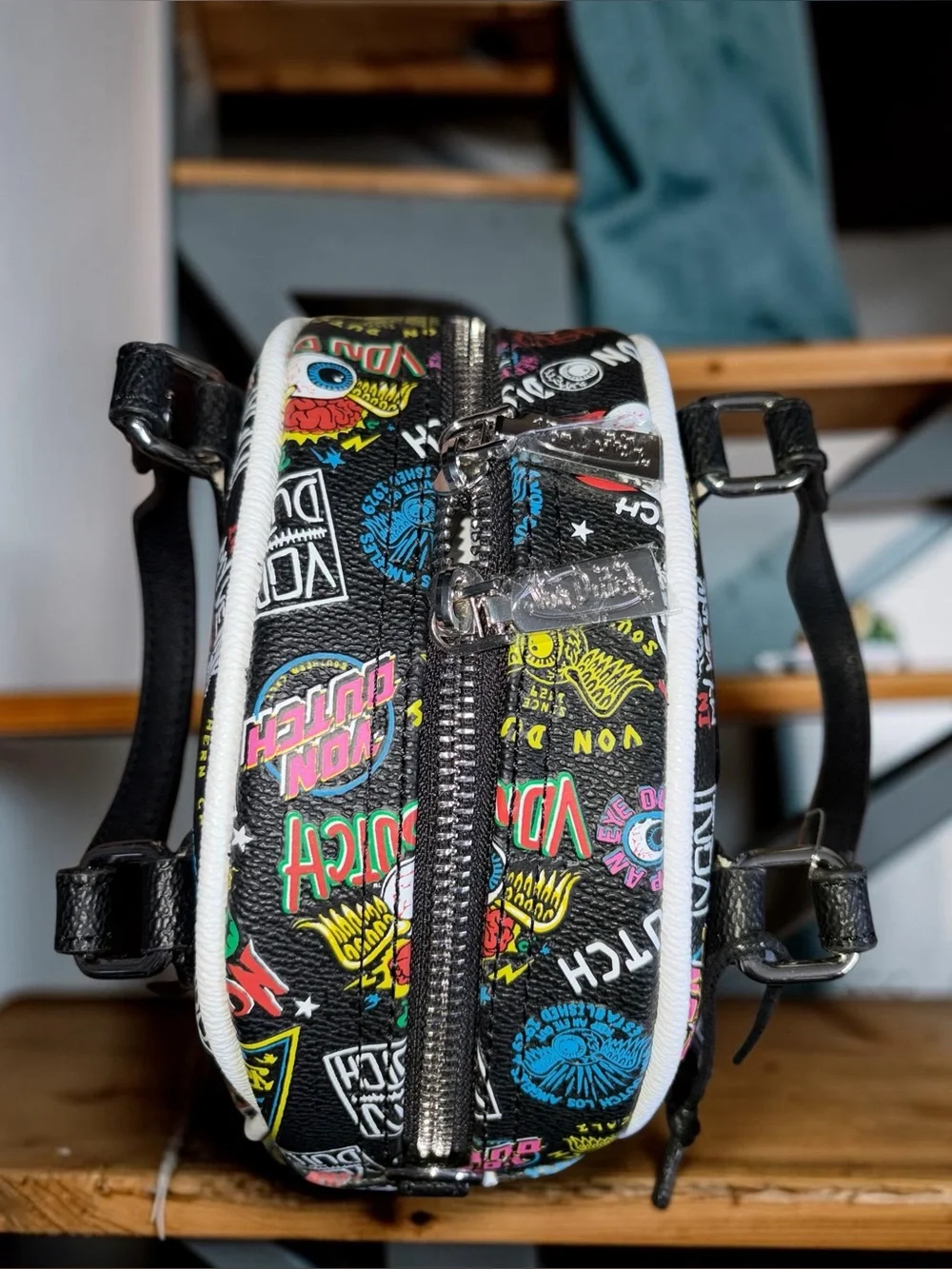 Von Dutch compact satchel